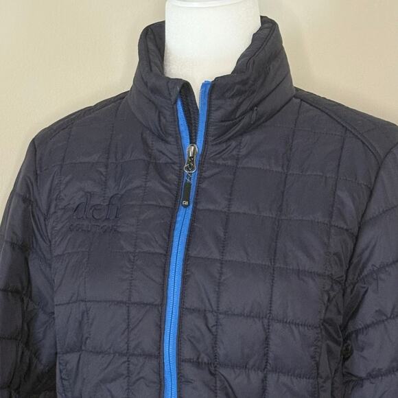 Cutter & Buck Rainier Packable Jacket Women's L | Navy Blue | w/ Corp Logo - Picture 4 of 16
